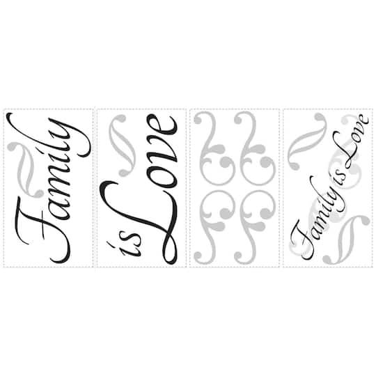 RoomMates Family Is Love Peel & Stick Wall Decals